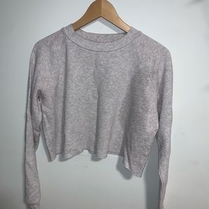 John Galt cropped long sleeve